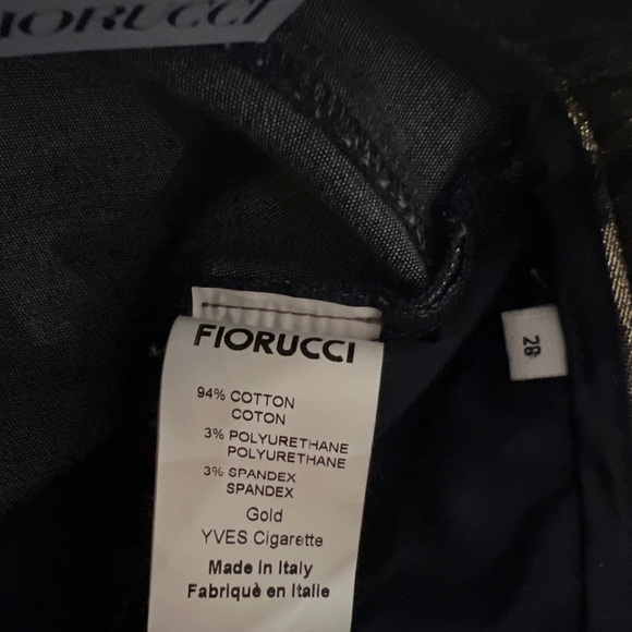 NEW FIORUCCI Classic Yves Gold Metallic Cigarette 28 - Picture 12 of 13